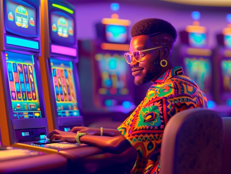 Tim profesional hachisaku di studio produksi live dealer